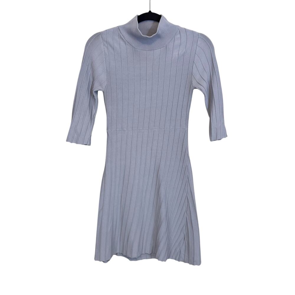 Knitz For Love & Lemons Sweater Dress Light Blue S